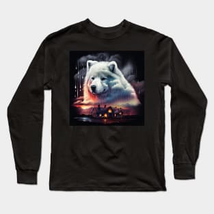 Cloudy Samoyed Long Sleeve T-Shirt